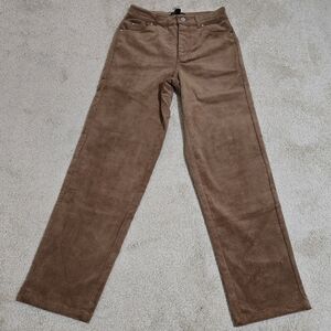 Universal Standard Cassidy High-Rise Corduroy Pants Women Brown Size 0